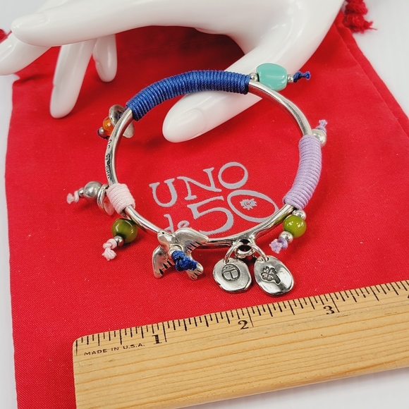 2012 Uno de 50 "La que lo ve" Bangle Bracelet - Picture 8 of 8